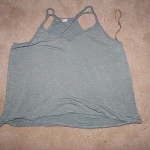 army green tank top